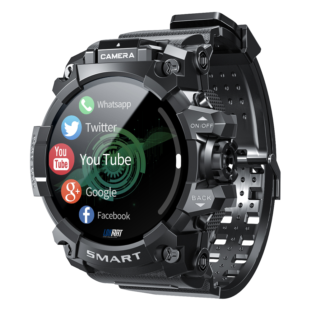 Find LOKMAT APPLLP 6 1.6 inch 400*400px 4G+64G 4G-LTE Watch Phone GPS+Beidou Android 9.0 Support Google Play with 5MP Rotatable Camera SpO2 Monitor 830mAh Smart Watch for Sale on Gipsybee.com with cryptocurrencies