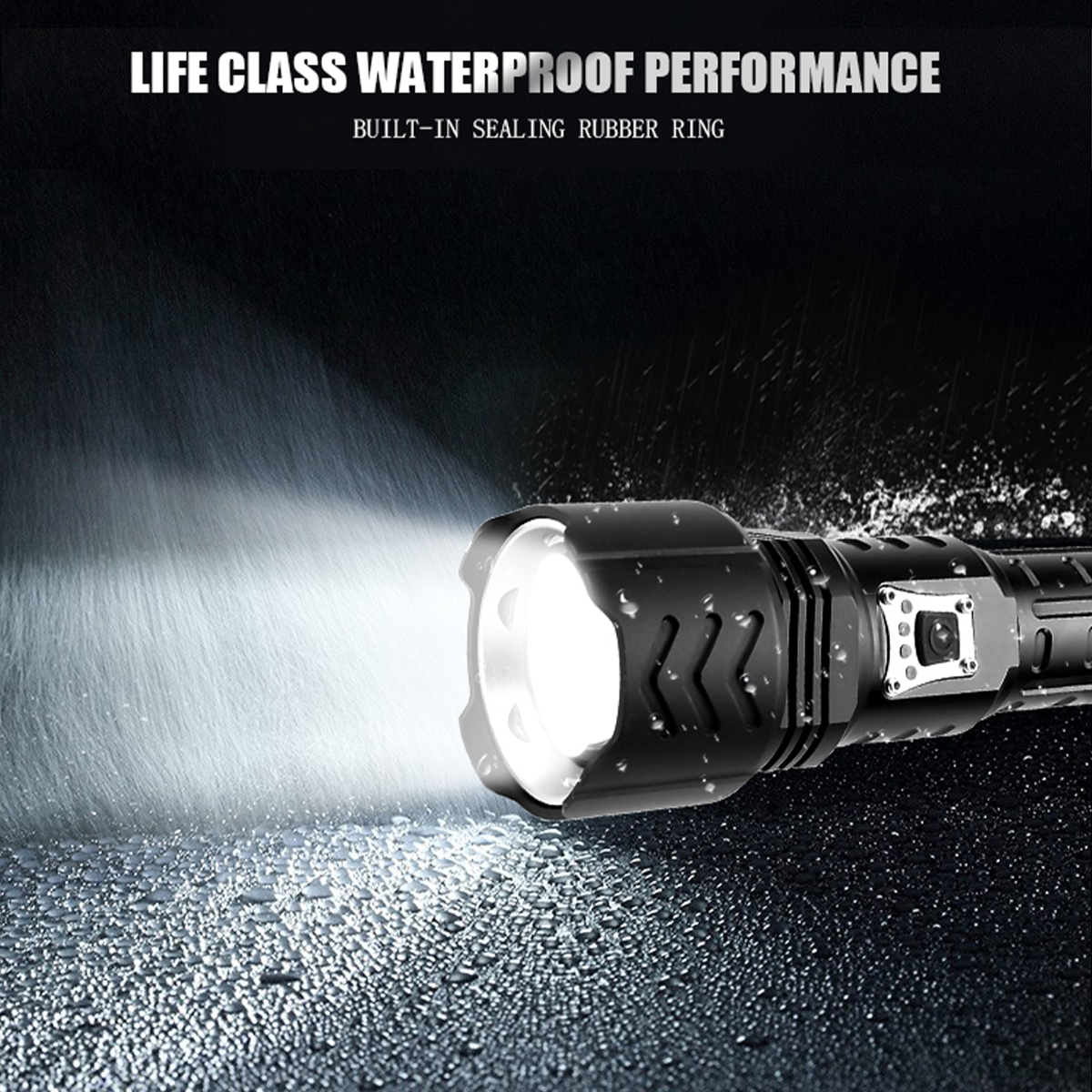 Find Portable USB Rechargeable 5 Modes Zoomable P70 2 Tactical Flashlight High Brightness Waterproof for Sale on Gipsybee.com with cryptocurrencies