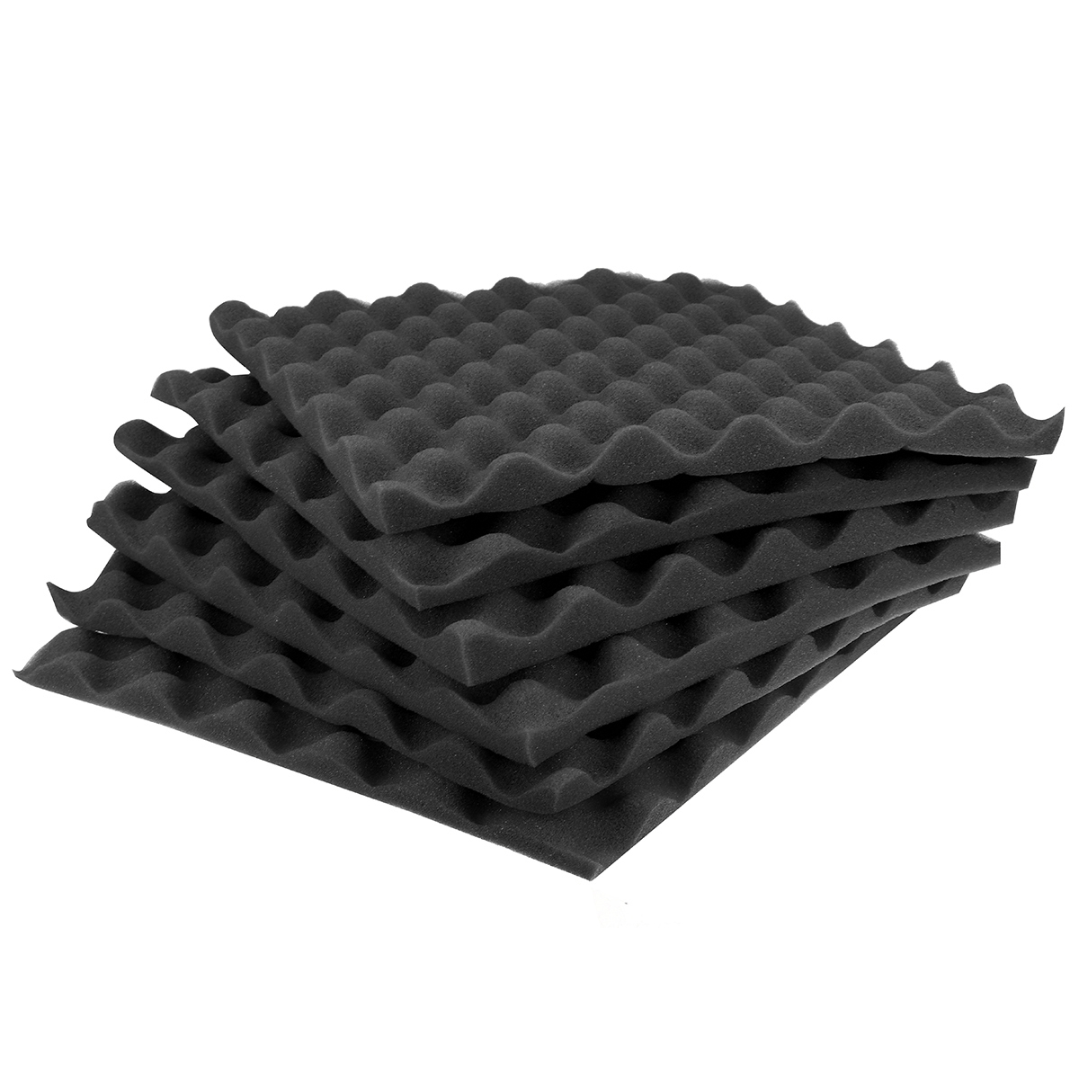 Find 6pcs 30*30*2.5cm Soundproofing Foam Acoustic Wall Panels Studio Soundproof Foam for Sale on Gipsybee.com with cryptocurrencies
