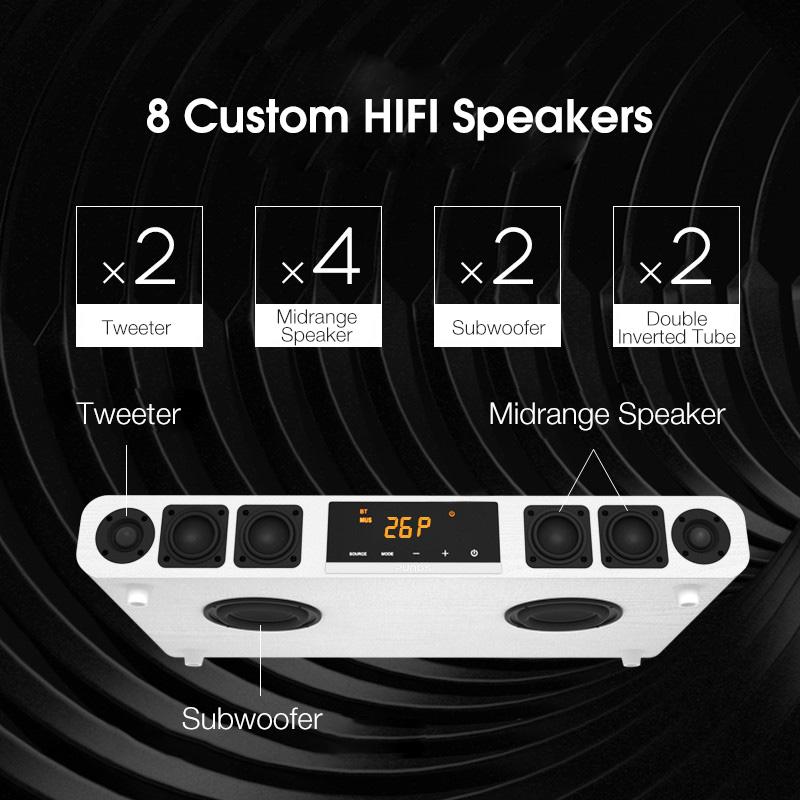Find Punos PS-26 Pro Professional KTV Audio Speaker Set 150W Integrated 3D Surround Theater Karaoke Sound 5.1 bluetooth Soundbar Intelligent Vocal Canceller 10 Gear Adjustment HIFI Speakers Wooden Double Bass with Two Wireless Microphone for Sale on Gipsybee.com with cryptocurrencies