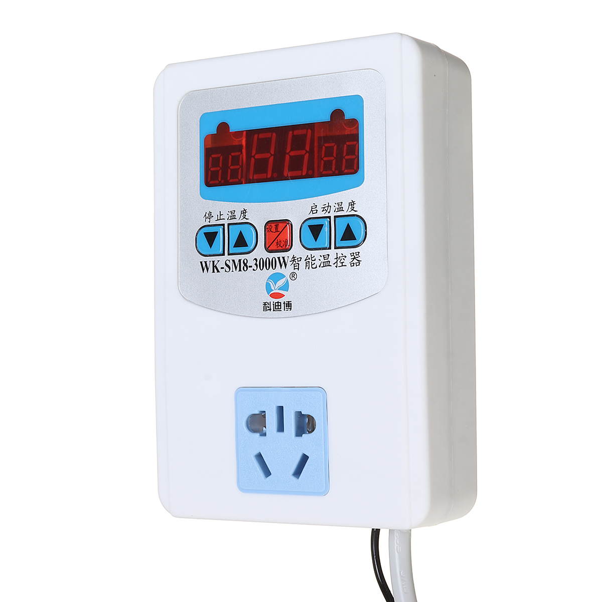 Find WK SM8 3000W Smart Thermostat Digital Display Microcomputer Intelligent Thermostat Temperature Controller for Sale on Gipsybee.com with cryptocurrencies