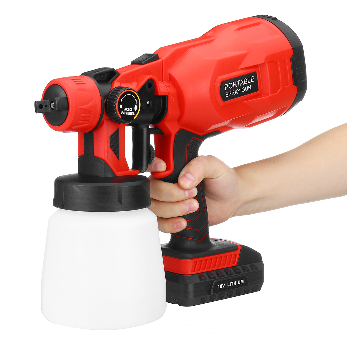 Find 18V Electric Cordless Spray Guns 800ml Household Paint Sprayer High Pressure Flow Control Easy Airbrush for Sale on Gipsybee.com with cryptocurrencies