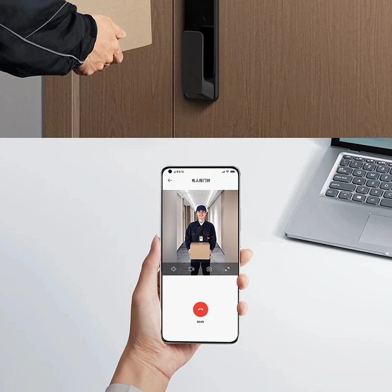 Find Xiaomi Mijia 3D Face Recognition Smart Door Lock X Bluetooth Unlock With Camera Fingerprint IC Card Password Work With Mijia App for Sale on Gipsybee.com