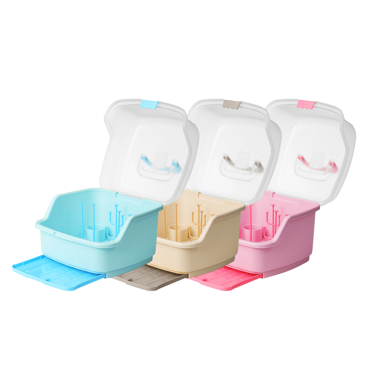 Find Baby Portable Bottle Drying Racks With Anti dust Cover Large Nursing Bottle Storage Box Baby Dinnerware Organizer for Sale on Gipsybee.com with cryptocurrencies