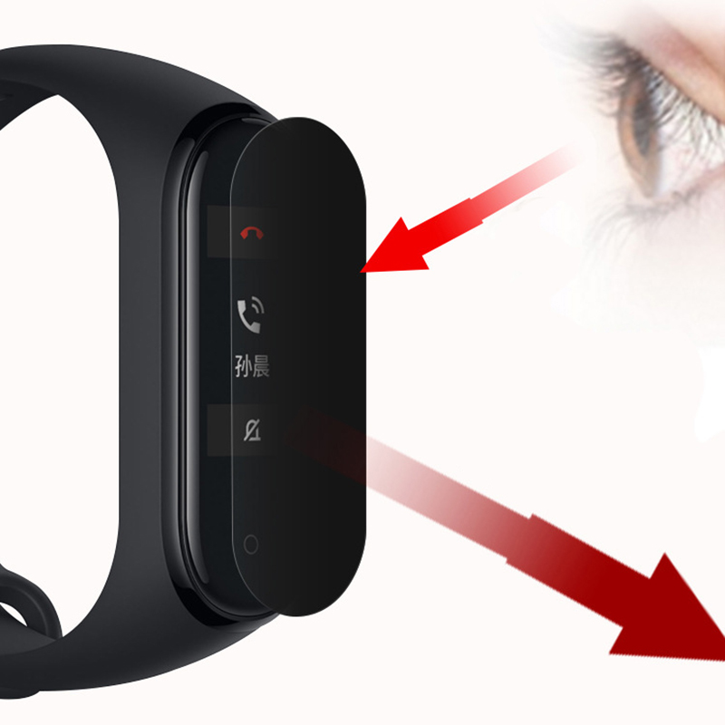 Find Bakeey Watch Film Anti peeping TPU Watch Screen Protector for Xiaomi Miband 4 Non original for Sale on Gipsybee.com with cryptocurrencies
