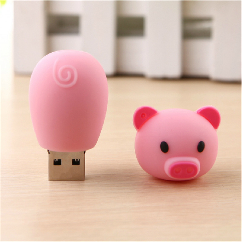 Find 8GB USB2 0 Flash Drive Cute Pink Pig Shape U Stick Pen Drive for Sale on Gipsybee.com with cryptocurrencies