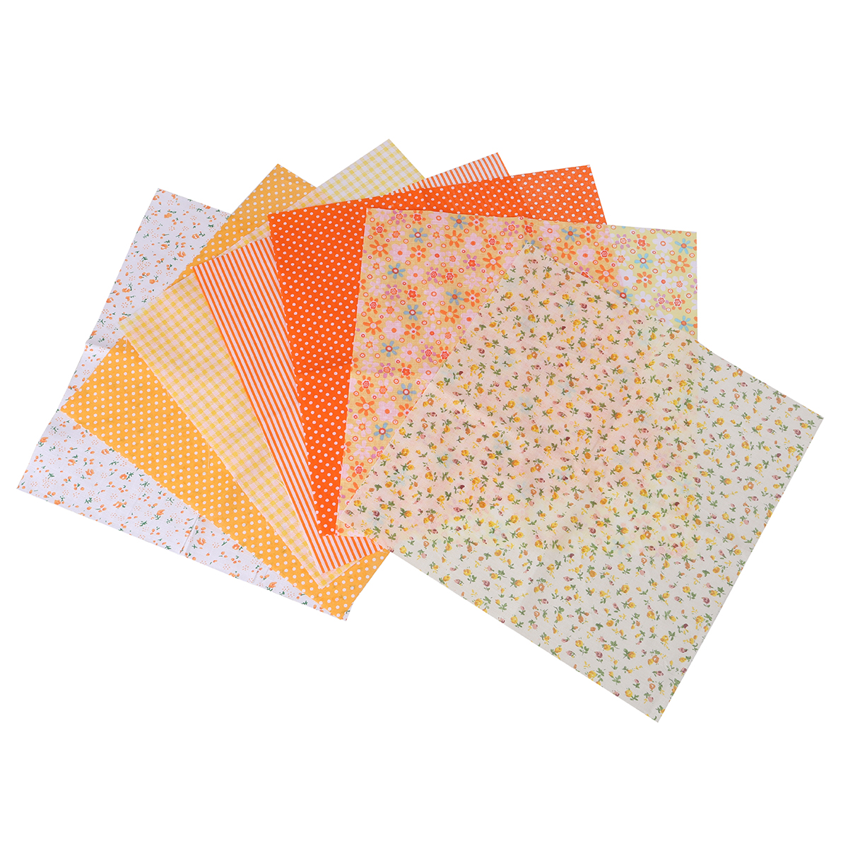 Find 7Pcs Cotton Fabric Patchwork Fat Quarter Bundle DIY Sewing Fabrics Cloths Crafts for Sale on Gipsybee.com with cryptocurrencies