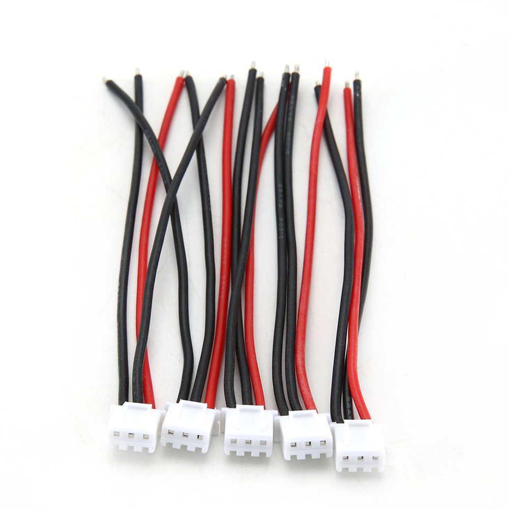 5Pcs RJXHOBBY 1S/2S/3S/4S/5S/6S/7S/8S/9S/10S/11S/12S/13S/14S/15S/16S/17S 22AWG Battery Balance Charger Silicone Cable Wire JST-XH Plug Balancer Cable for FPV Racing Drone 2