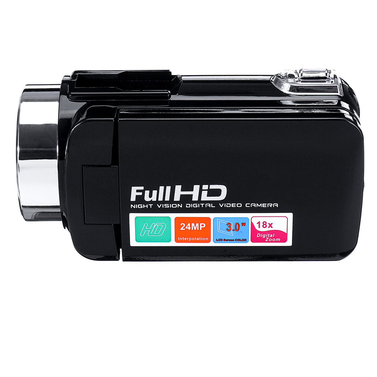 Find 4K Full HD 1080P 24MP 18X Zoom 3 Inch LCD Digital Camcorder Video DV Camera 5.0MP CMOS Sensor for YouTube Vlogging for Sale on Gipsybee.com with cryptocurrencies
