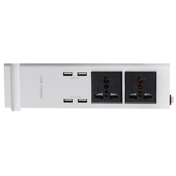 Find EU Power Strip with 4 USB Charging Ports Socket 5V 1A/2 4A Portable Strip Plug Adapter Multifunctional Smart Home Electronics for Sale on Gipsybee.com
