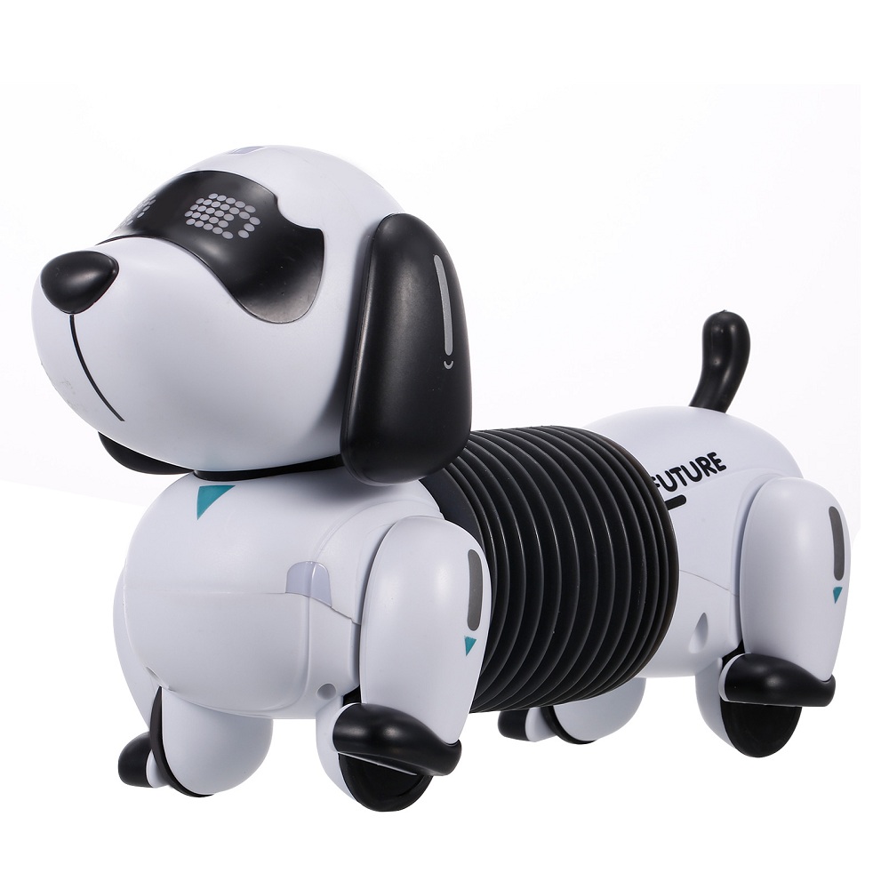 LE NENG K22 Interactive Rechargeable Programming Gesture Sensing LED Eyes Smart Dachshund Robot Dog for Children 1