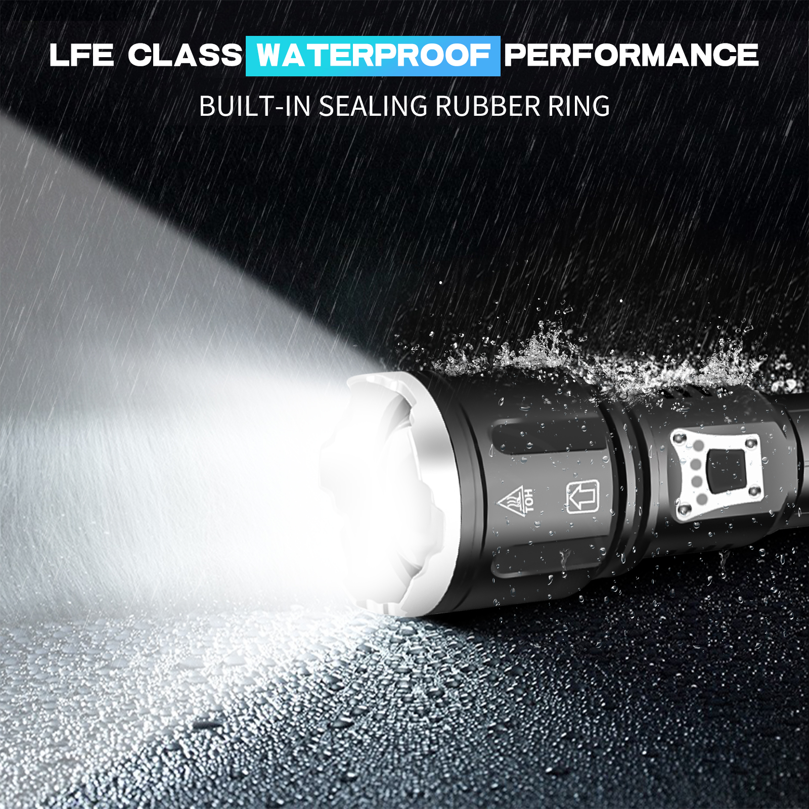 Find CHARMINER XHP70 2 LED Outdoor Emergency Rechargeable Flashlight Super Bright 90000 High Lumens Tactical Flashlight USB Power Output Handheld Camping Flash light Zoomable IPX5 Water Resistant for Sale on Gipsybee.com with cryptocurrencies