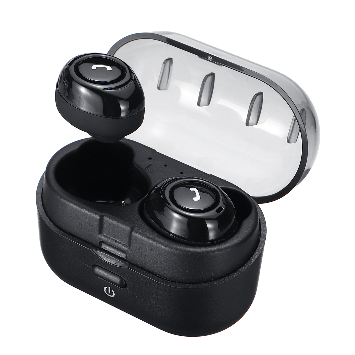 Find TWS True Wireless bluetooth 5 0 Earphone Mini Portable HiFi Stereo IPX5 Waterproof Bilateral Calls Headphone with Charging Box for Sale on Gipsybee.com with cryptocurrencies