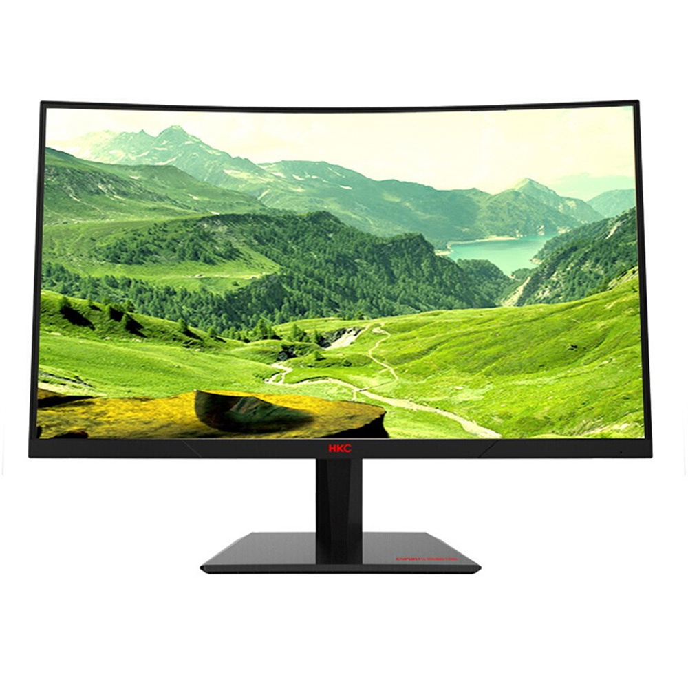HKC GF40 23.6 inch Curved Monitor 1800R 4ms 144Hz VA Panel 1080P Resolution 178° Viewing Angle HD Ultra-thin Gaming Office Monitor 2