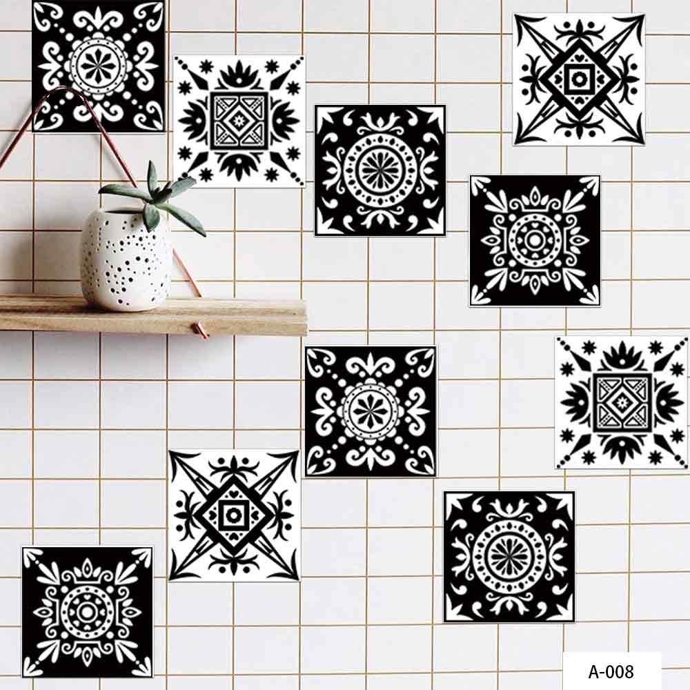 Find 10Pcs/Set 10 10CM Wall Stickers PVC Oil proof and Waterproof Home Living Room Bedroom Kitchen Bathroom Decorations for Home Office for Sale on Gipsybee.com with cryptocurrencies