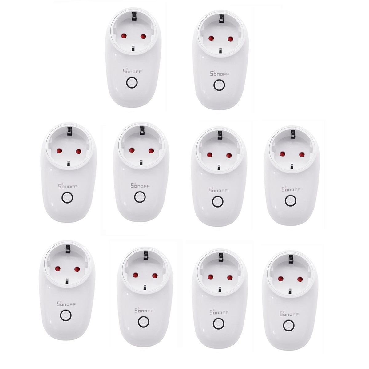 Find 10pcs SONOFF S26 10A AC90V 250V Smart WIFI Socket DE Wireless Plug Power Sockets Smart Home Switch Work With Alexa Google Assistant IFTTT for Sale on Gipsybee.com with cryptocurrencies