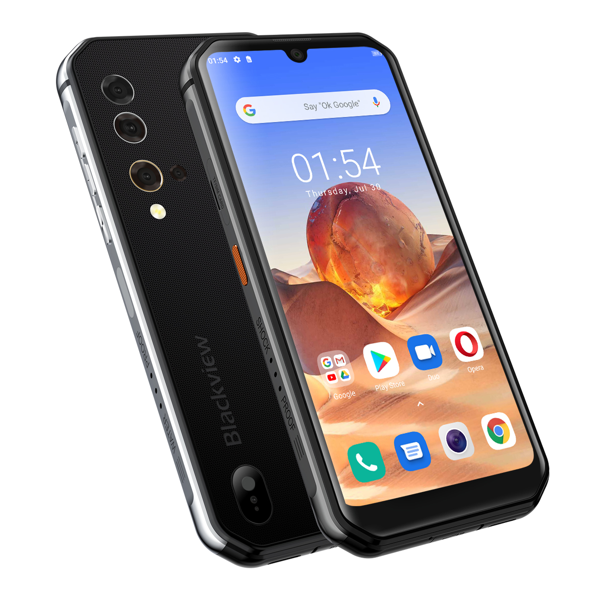 Find Blackview BV9900E Global Bands IP68/IP69K 5 84 inch FHD NFC Android 10 4380mAh 48MP Quad Rear Camera 6GB 128GB Helio P90 4G Smartphone for Sale on Gipsybee.com with cryptocurrencies