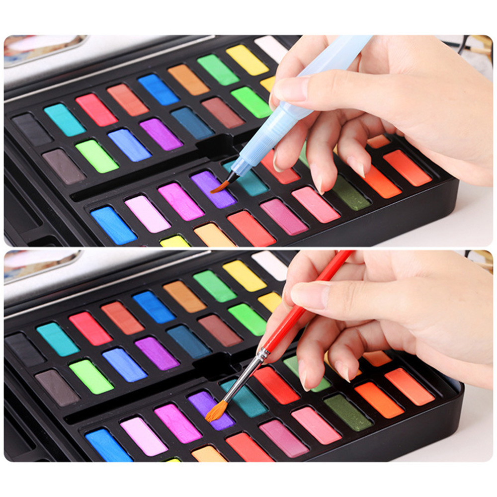 Find Giorgione 48 Colors Solid Watercolor Pigment Set Metal Iron Box Painting Tools Hand Painted Pigment Art for Drawing Supplies for Sale on Gipsybee.com with cryptocurrencies