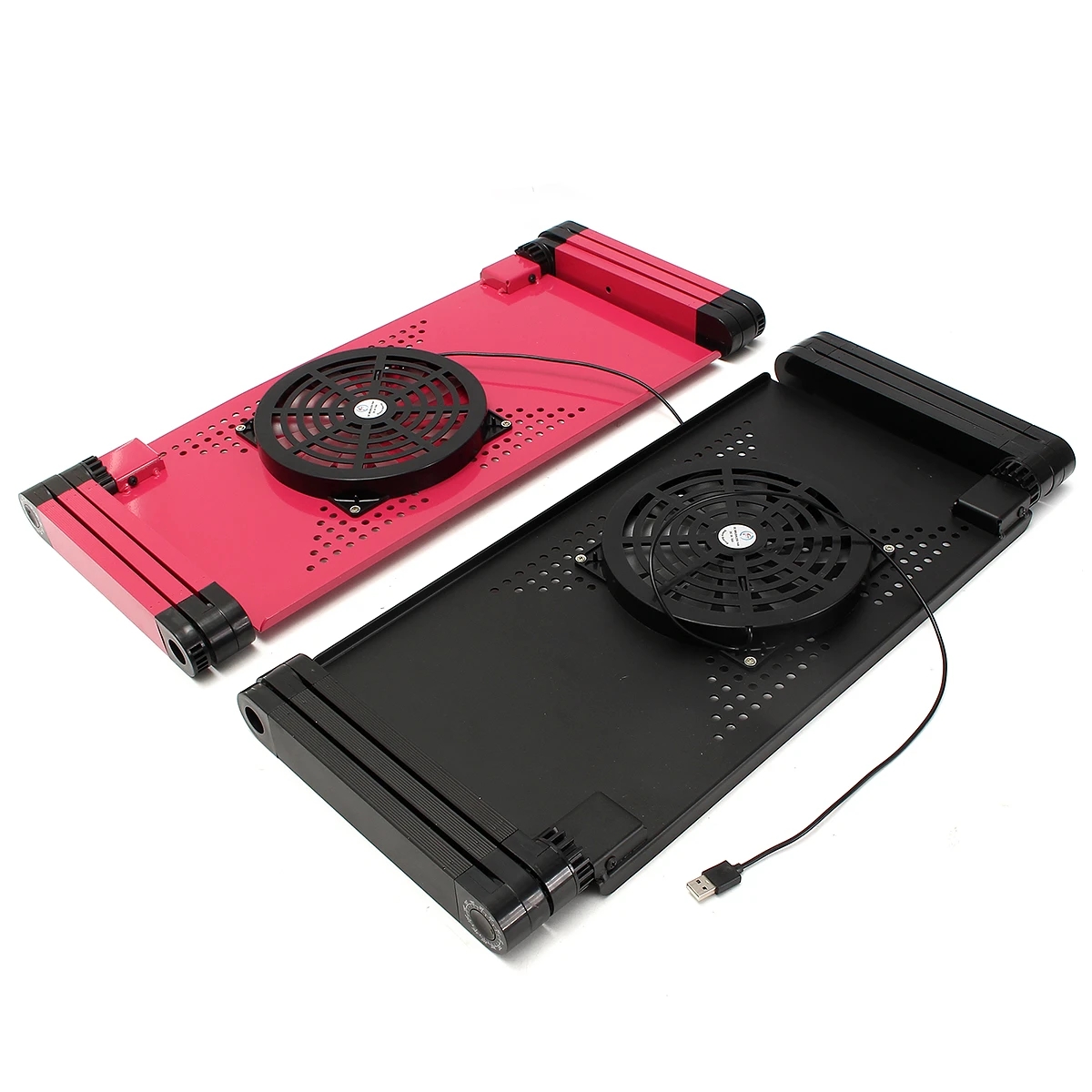 Find Adjustable Laptop Desk Laptop stand Portable Foldable Stand Bed Tray Laptop with Cooling Fan for up to 17 Inches for Sale on Gipsybee.com with cryptocurrencies