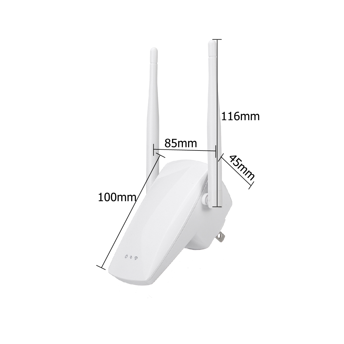Find 300Mbps 2.4G Wireless Wifi Repeater AP Router Dual Antenna Signal Booster Extender Amplifier for Sale on Gipsybee.com with cryptocurrencies