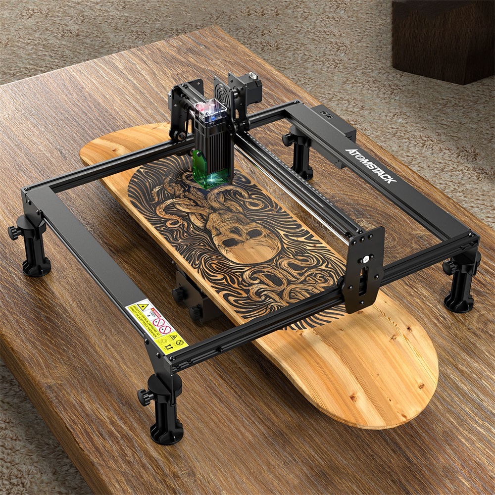 Find US DIRECT ATOMSTACK R3 Automatic Rotary Roller for Laser Engraving Machine Wood Cutting Design Desktop DIY Laser Engraver for Sale on Gipsybee.com with cryptocurrencies