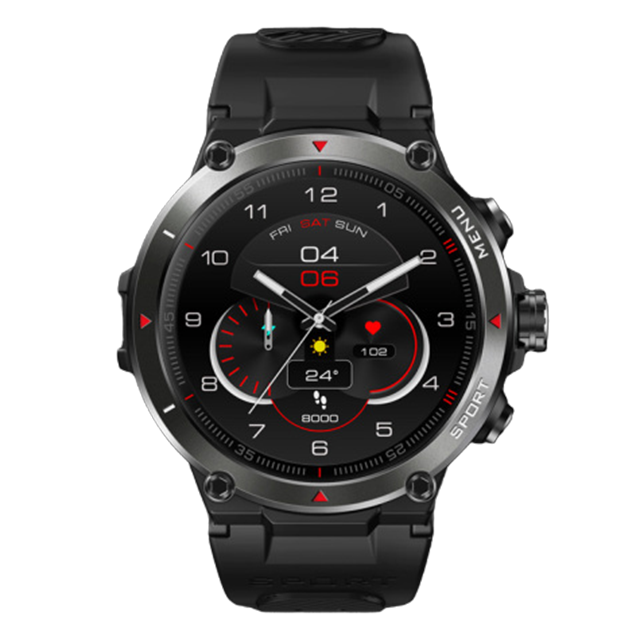 [IN STOCK] Zeblaze Stratos 2 360*360px Always-On AMOLED Display 4 Satellite 3 Modes GPS Heart Rate SpO2 Monitor 100+ Watch Faces 5ATM Waterproof Smart Watch 2