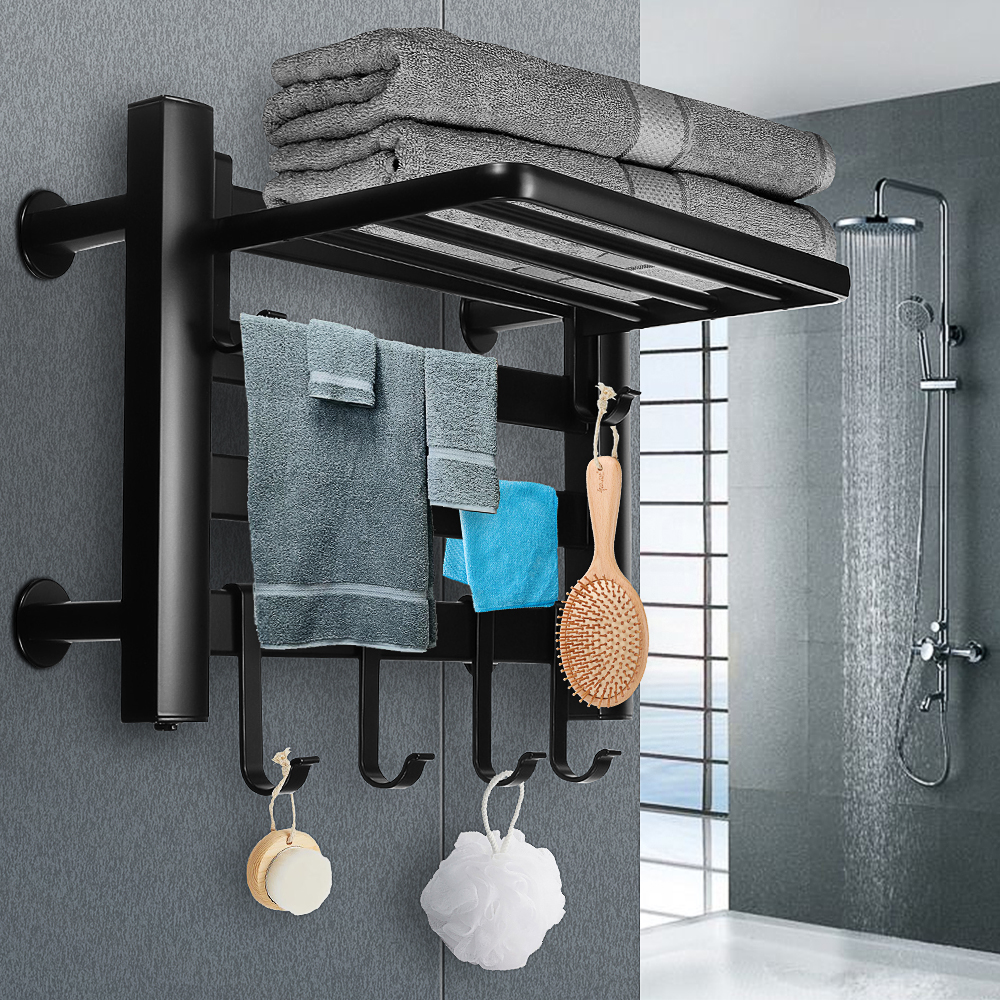Find Intelligent Electric Heating Towel Rack Bathroom Accessories Constant Temperature Antibacterial Drying Rack Bath Towel Free Perforated Towel Bar for Sale on Gipsybee.com with cryptocurrencies