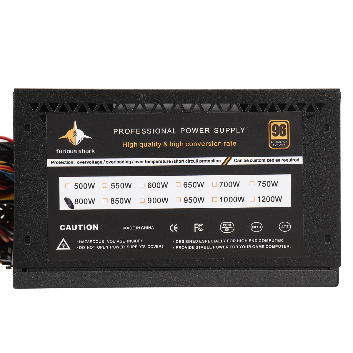 Find 650W/800W/1000W Passive PFC Gaming Computer Power Supply PC Power Supply for Sale on Gipsybee.com with cryptocurrencies