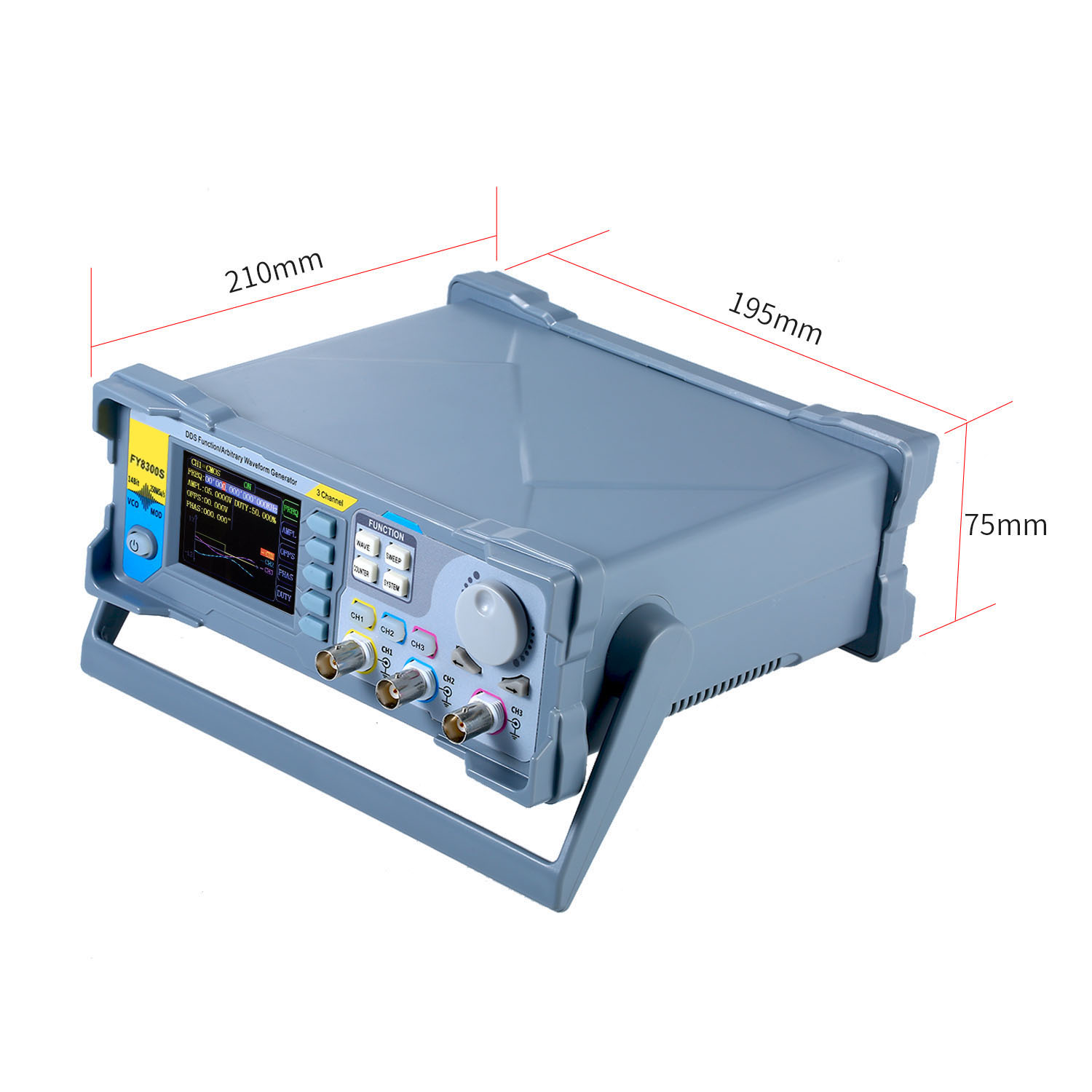 Find FY8300S 20MHz/40MHz/60MHz Signal Generator Signal Source Frequency Counter DDS Arbitrary Waveform Three Channel Signal Generator for Sale on Gipsybee.com with cryptocurrencies