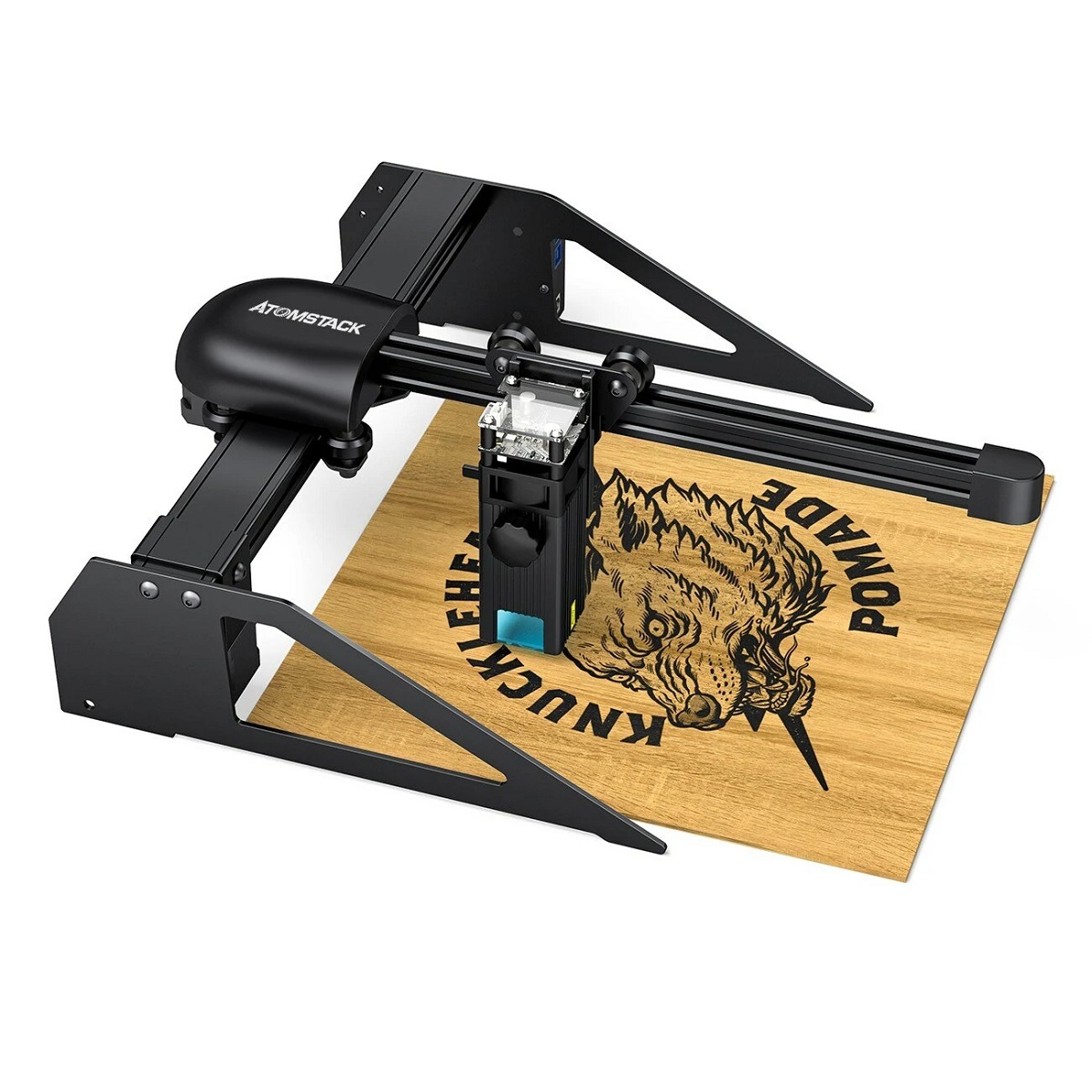 Find [EU DIRECT] ATOMSTACK P7 M30 Portable Laser Engraving Machine Cutter Wood Cutting Single Arm Laser Engraver Eye Protection Metal Engraving for Sale on Gipsybee.com with cryptocurrencies