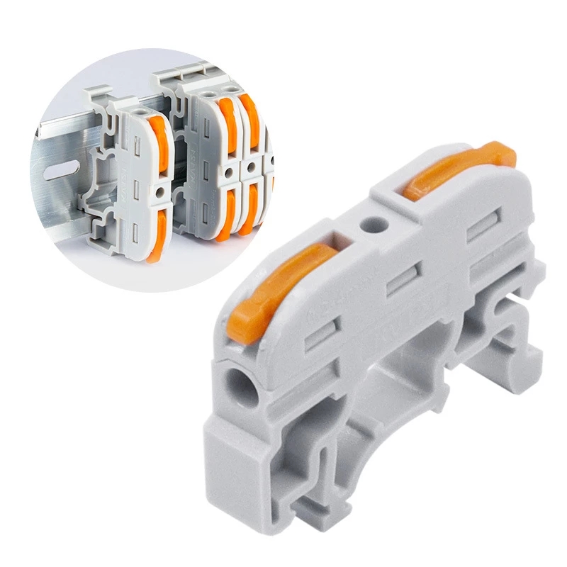 Find LUSTREON KV212 Mini Fast Wire Connector Universal Wiring Cable Connector Push in Conductor Terminal Block for Sale on Gipsybee.com with cryptocurrencies