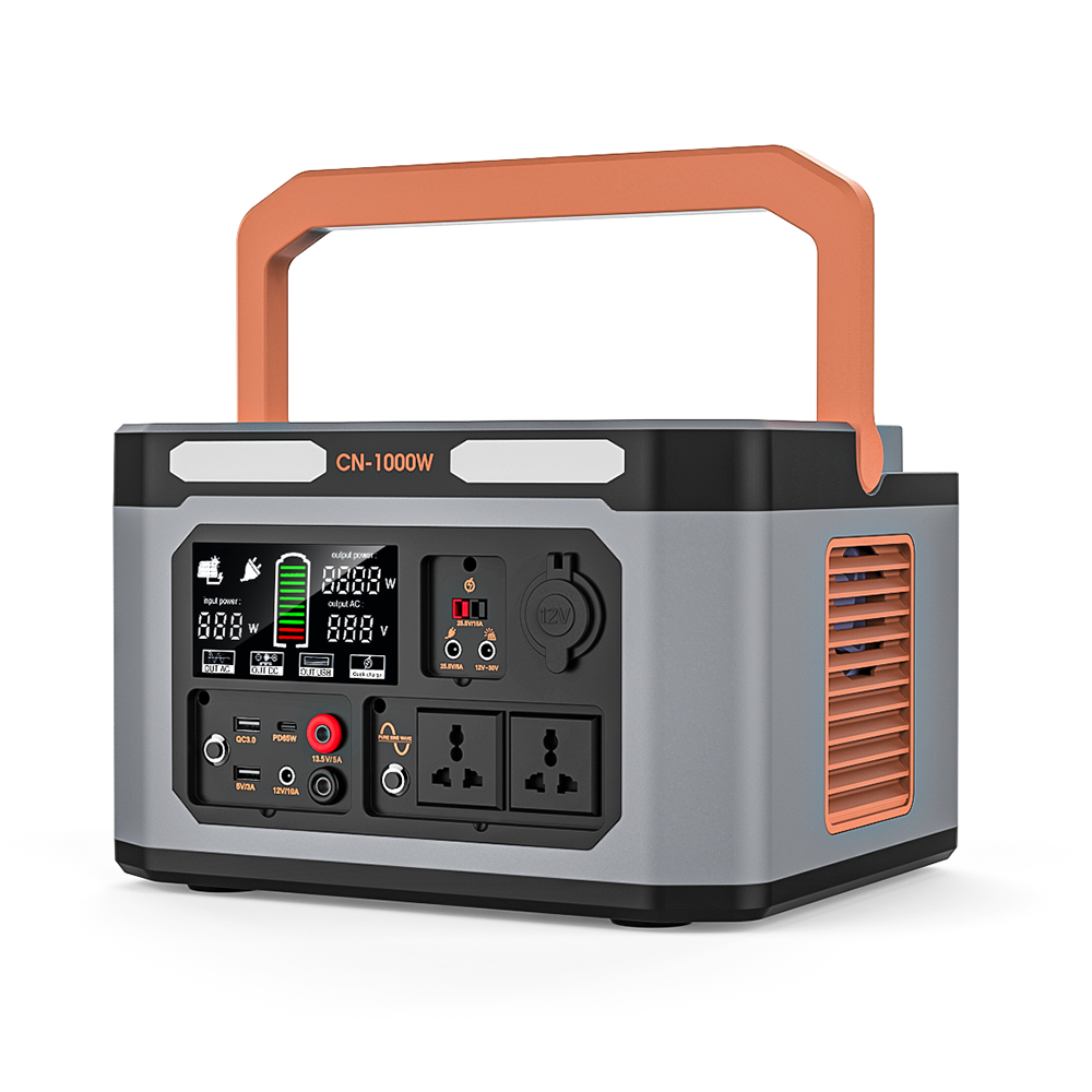 Find 1000W 999Wh(270000mAh) Portable Power Station 110V/220V Power Generator With 15W Wireless Charging Function for Sale on Gipsybee.com with cryptocurrencies