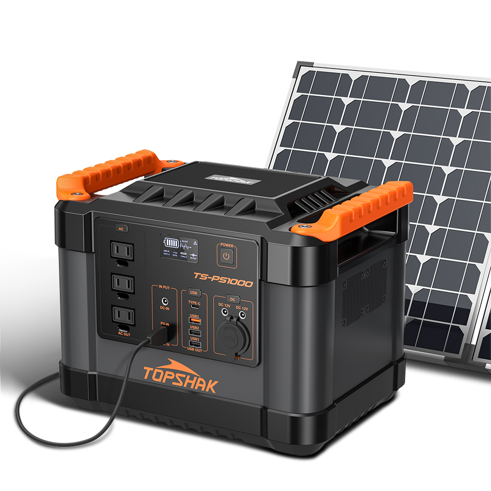 Find TOPSHAK TS-PS1000 Outdoor RV/Van Camping Urgent 1100Wh Portable Power Station Solar Generator Solar Mobile Lithium Battery Pack for Sale on Gipsybee.com with cryptocurrencies