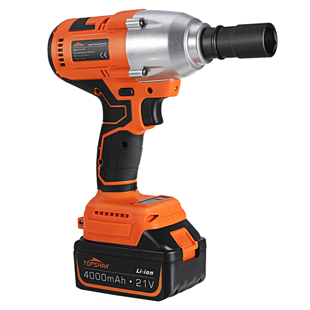 Find TOPSHAK TS PW3 550N m Max 3000 BPM Brushless Cordless Electric Impact Wrench Repairing Tools for DIY with 4 0Ah Lithium Ion Battery also suit for Makita for Sale on Gipsybee.com with cryptocurrencies