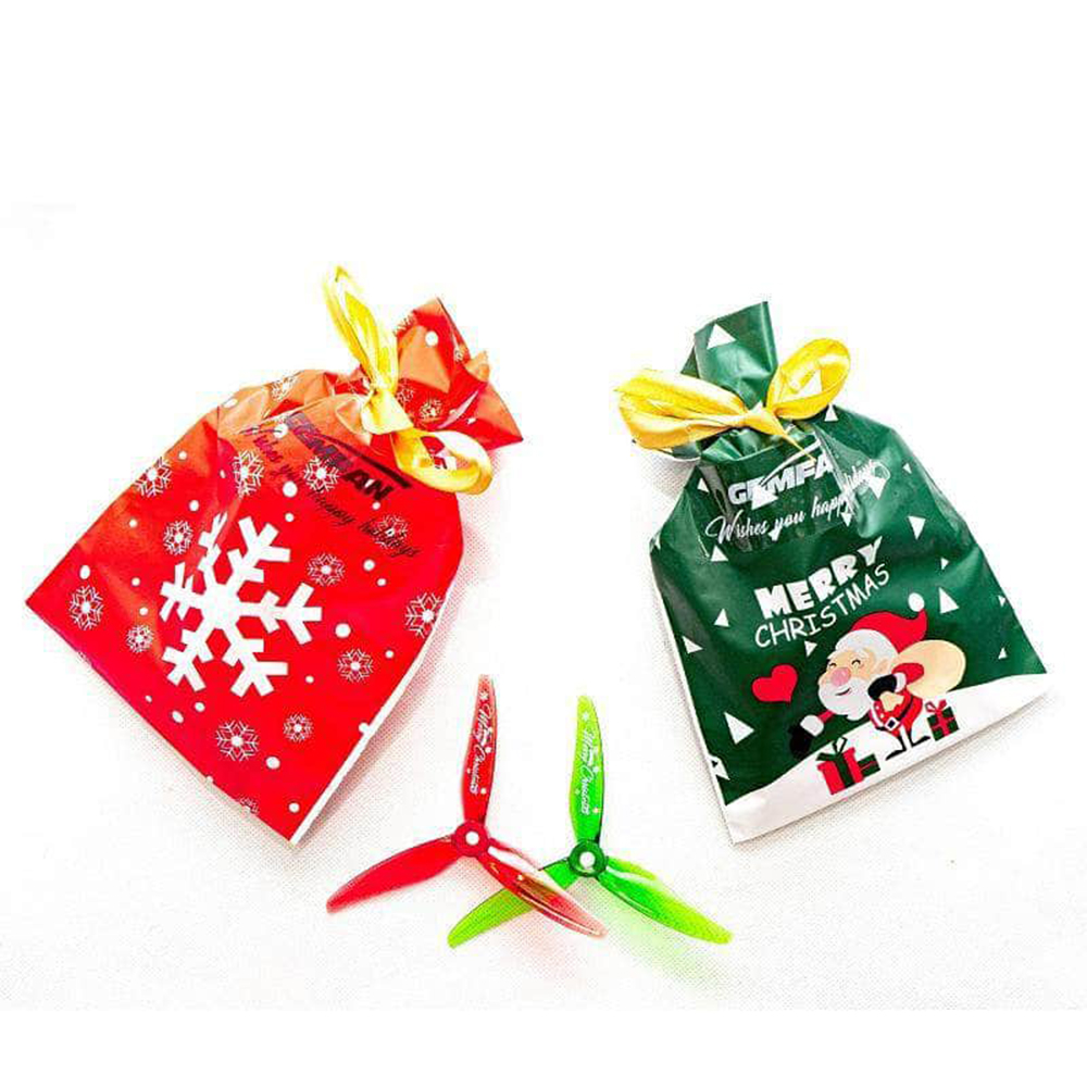 Gemfan Xmas Christmas Edition 4 Pairs  Hurricane 51466 V2  Durable 3-Blade 5 Inch Propeller for RC Drone FPV Racing 1
