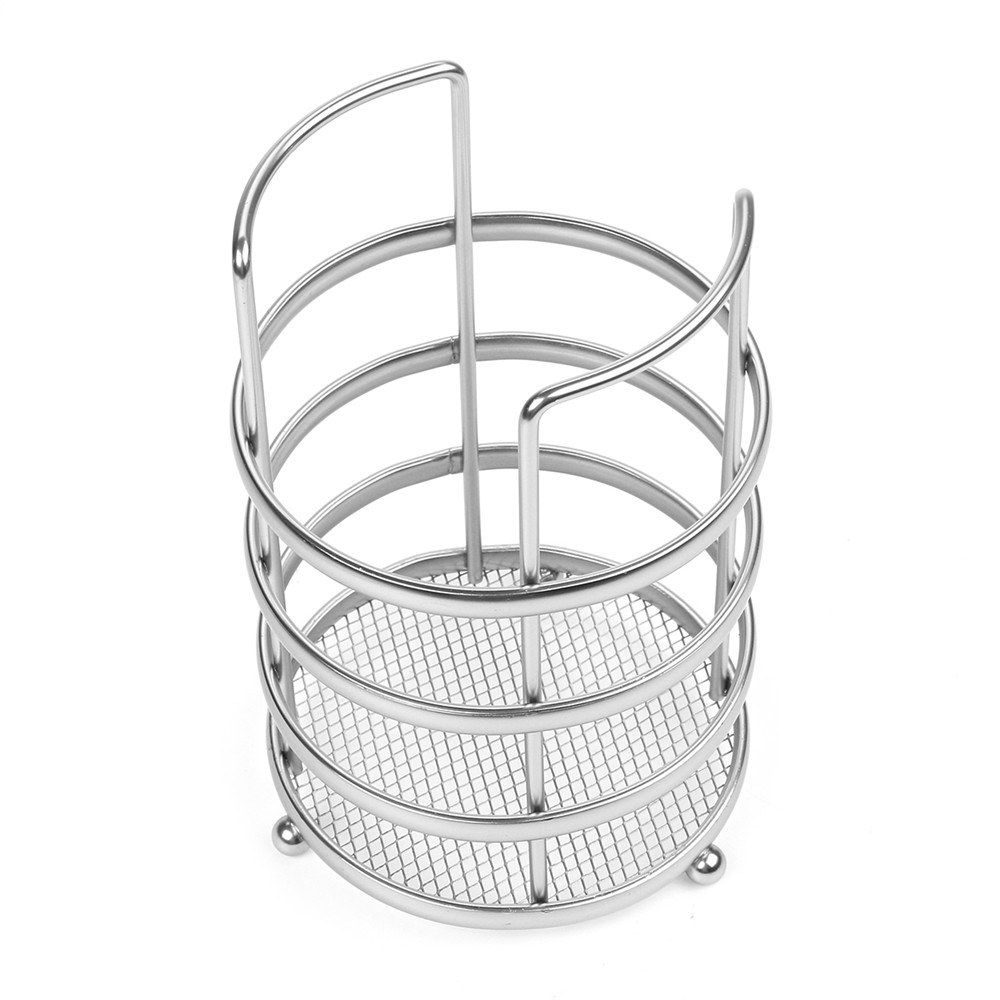 Find 11X17cm Round Tableware and Chopstick Holder Metal Tool Storage Basket for Sale on Gipsybee.com with cryptocurrencies
