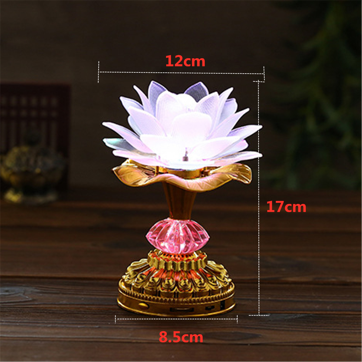 Find 53 Buddhism Song 7 Color Changing Lotus LED Night Light Music Holiday Lamp Decoration for Sale on Gipsybee.com with cryptocurrencies