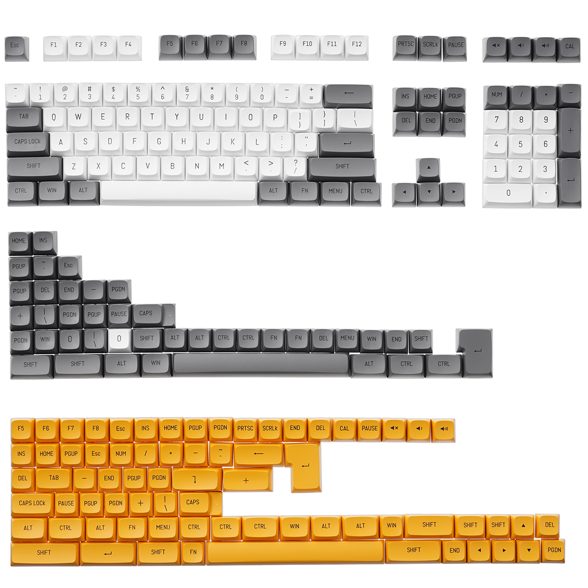 Find FEKER 226 Keys Heavy Industry Keycap Set PBT Double Color Injection CSA Profile Custom Keycaps for Mechanical Keyboard for Sale on Gipsybee.com with cryptocurrencies