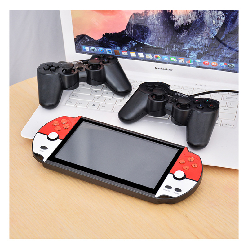 Find X40 7.1 Inch Handheld Retro Game Console Video MP5 Player Built-in 22800 Games with 2pcs Gamepad Game Controller Support FC GBA NES PS for Sale on Gipsybee.com with cryptocurrencies