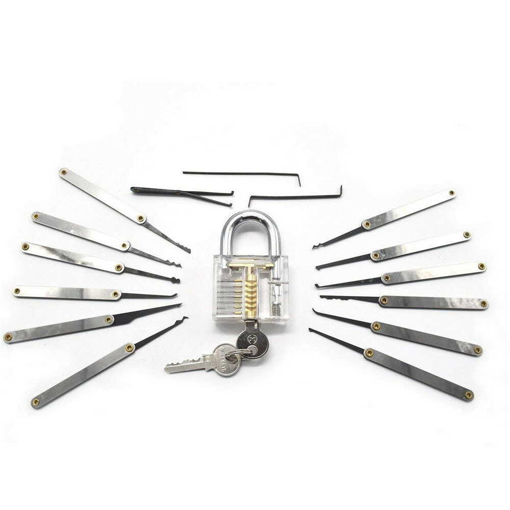 Find 19 Pcs Stainless Steel Lock Set Gift Kits Lock Repair Sets for Door Lock for Sale on Gipsybee.com with cryptocurrencies