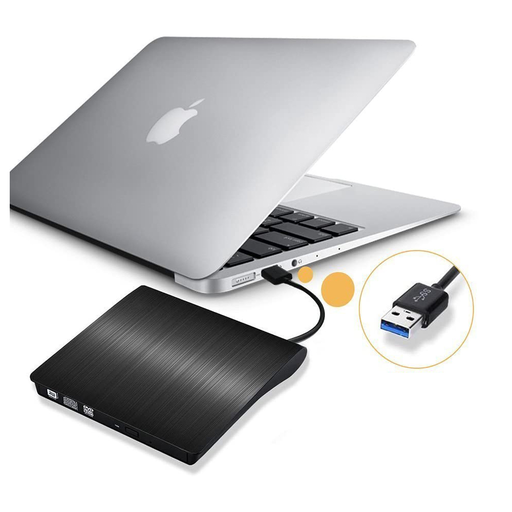 Find USB3.0 External Optical Drive Slim USB CD DVD Burner DVD-RW Player Writer Support 2MB Data Transfer for PC Laptop Computer for Sale on Gipsybee.com with cryptocurrencies