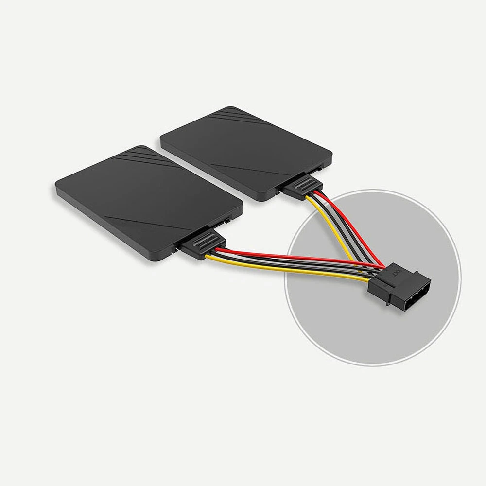 Find SATA Power Adapter Cable 4pin to 15pin Hard One to Two Extension Cable Disk Drive Power Cable Connector 0 2m Shengwei SPC 102 for Sale on Gipsybee.com