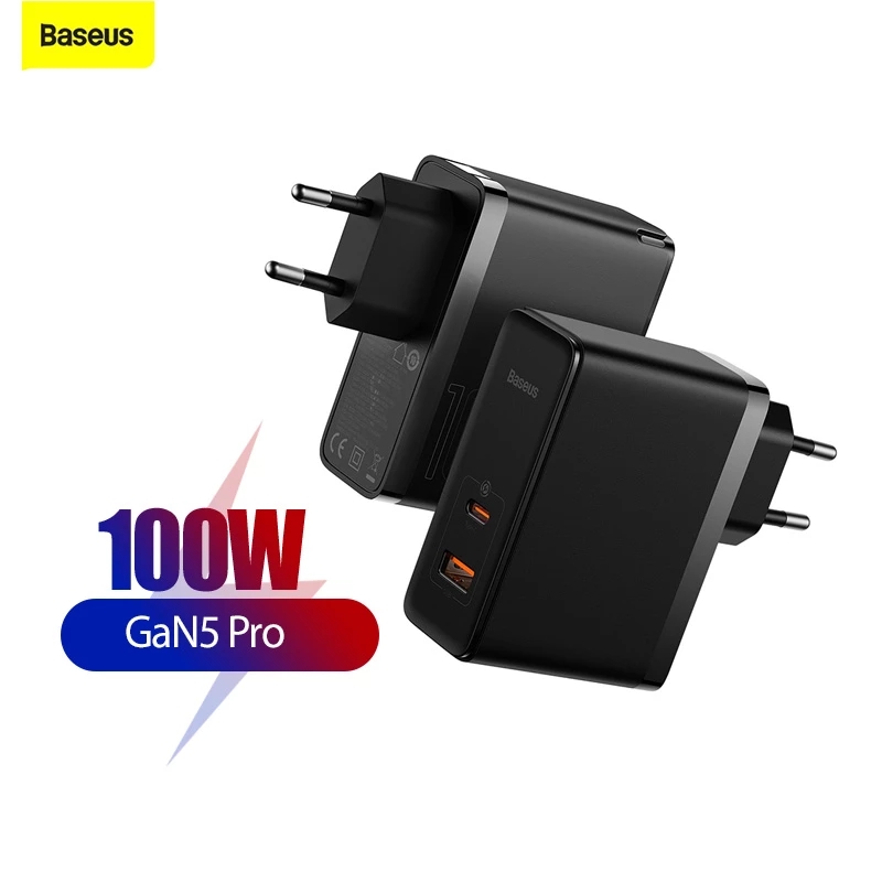 Find Baseus GaN5 Pro 100W GaN Wall Charger 100W PD3 0 PPS QC4 0 QC3 0 Fast Charging EU Plug Adapter For iPhone 13 13 Mini For Samsung Galaxy S22 Ultra MacBook Air For iPad Pro for Sale on Gipsybee.com with cryptocurrencies