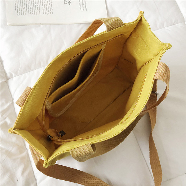 Find Small Fresh Art Casual Shoulder Bag Cute Wild Canvas Bag Female Slung Ins Large Capacity Student Portable for Sale on Gipsybee.com with cryptocurrencies
