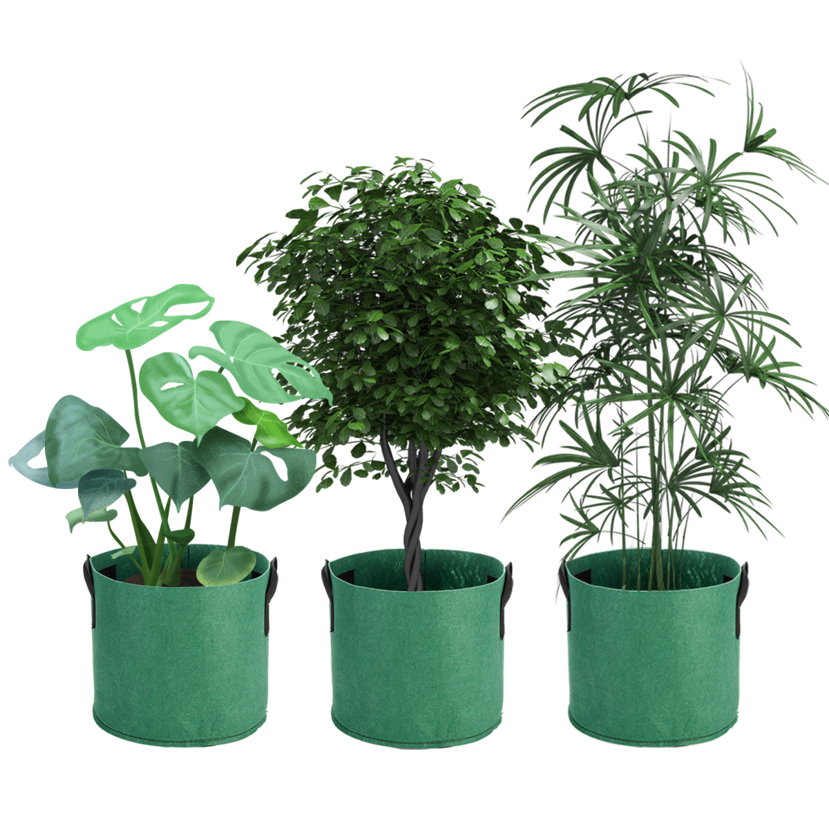 Find 1/2/3/5/7/10Gallon Felt Non Woven Pots Plant Grow Bag Planting Pouch Container Nursery Seedling Planting Breathable Barrel for Sale on Gipsybee.com with cryptocurrencies