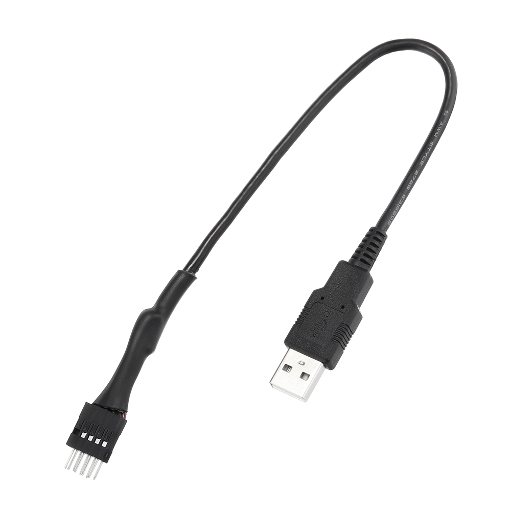 Other Components - 5pcs USB Male to Motherboard 9-pin Data Cable Switch