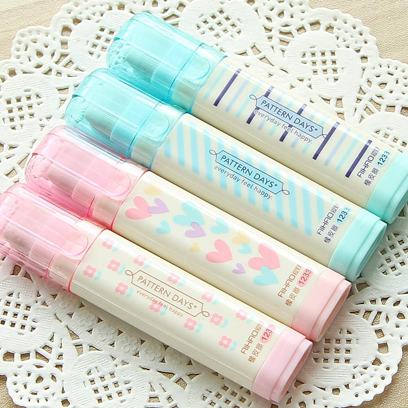 Find AIHAO 1233 Cute Kawaii Heart Flower Rubber Erasers Lovely Stripe Pencil Eraser For Kids Gift Creative Korean Stationery for Sale on Gipsybee.com with cryptocurrencies
