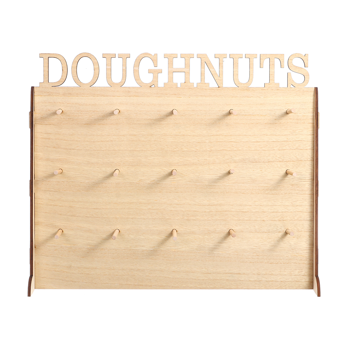 Find Wooden Donut Wall Stand Holder Sweet Doughnut Holds Wedding Party Kitchen Storage Rack for Sale on Gipsybee.com with cryptocurrencies