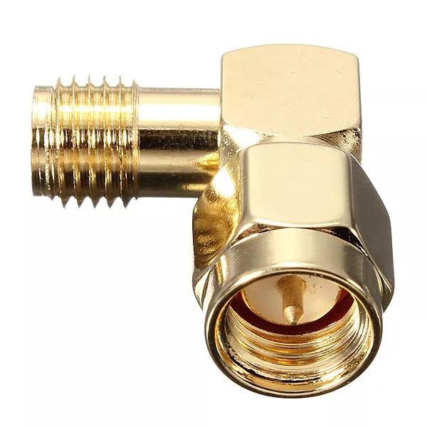 Find 10Pcs DANIU SMA Male To SMA Female Jack Right Angle Crimp RF Adapter Connector for Sale on Gipsybee.com with cryptocurrencies
