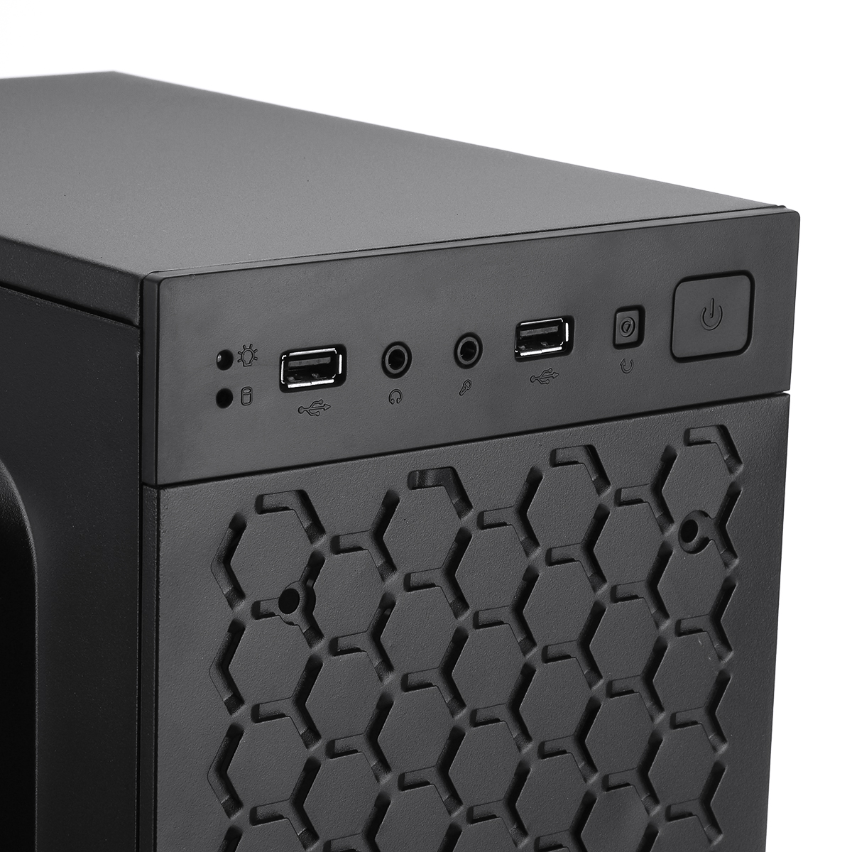 Find Micro ATX ITX Black USB 2 0 Office Gaming Computer Destop Case PC Cases LED Fan for Sale on Gipsybee.com with cryptocurrencies